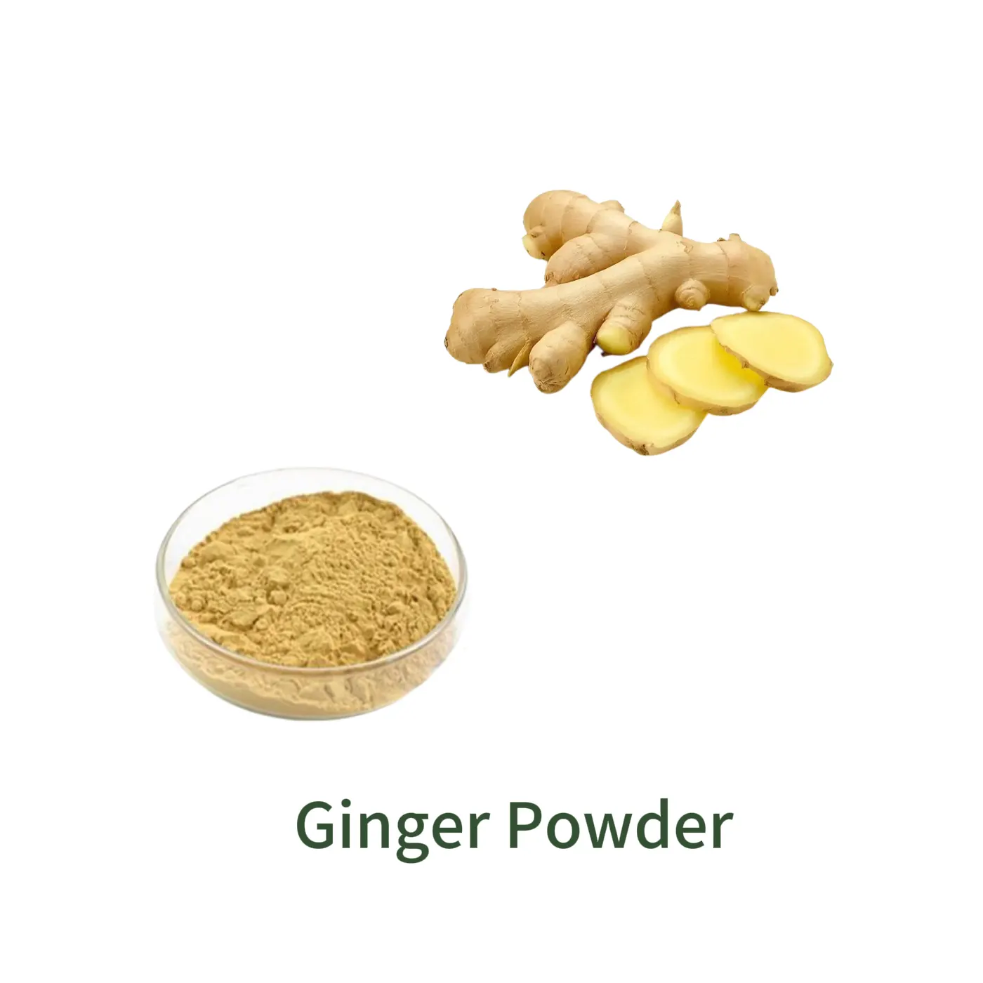 Bulk-Pulverprobe von Ginger Powder