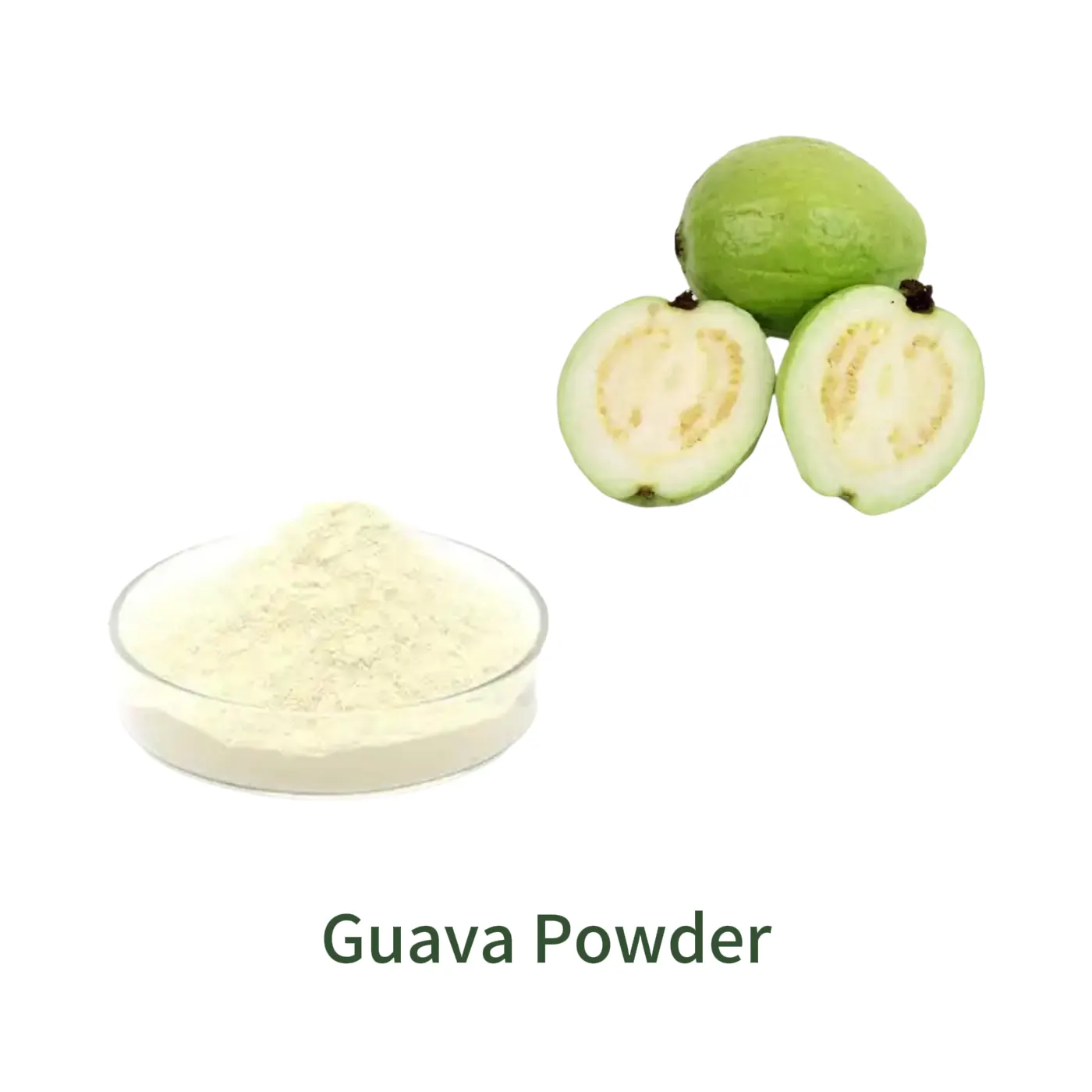 Bulk-Pulverprobe von Guava Powder