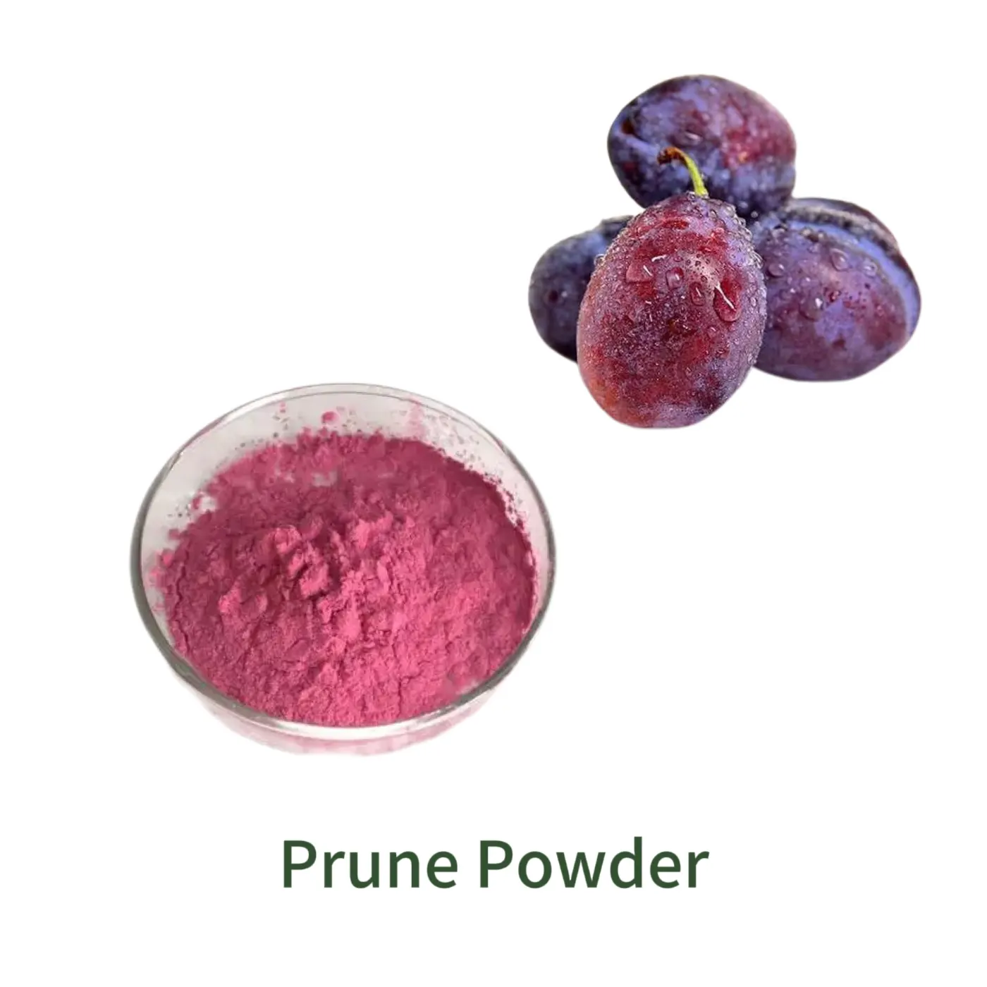 Bulk-Pulverprobe von Prune Powder